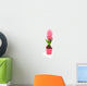 Pink flower Wall Decal