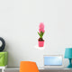 Pink flower Wall Decal