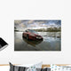 Car Stranded Flood Wall Decal