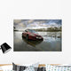 Car Stranded Flood Wall Decal