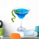 Frozen Blue Margarita Cocktail Wall Decal