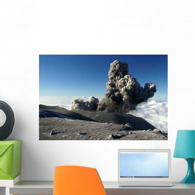 Explosion Wall Decal shown on a wall