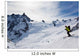 Man's skiing, chamonix, valle blanche Wall Mural
