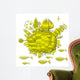 Yellow Planet Wall Decal