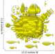 Yellow Planet Wall Decal