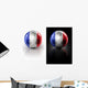 Pallone da calcio Francia Wall Decal