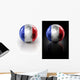 Pallone da calcio Francia Wall Decal