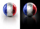 Pallone da calcio Francia Wall Decal