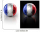Pallone da calcio Francia Wall Decal