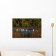 Trumpeter Swans In Flight Over Potter Marsh In Southcentral Wall Mural