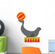 Balanced Circus Seal Wall Decal