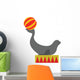 Balanced Circus Seal Wall Decal
