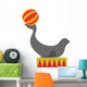 Balanced Circus Seal Wall Decal