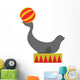 Balanced Circus Seal Wall Decal