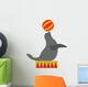 Nose Balancing Circus Seal Wall Decal