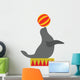 Nose Balancing Circus Seal Wall Decal