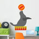 Nose Balancing Circus Seal Wall Decal