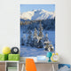 Scenic View Of Chugach Mountains And Snowcovered Landscape Wall Mural