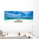 Beach with Water Bungalows Wall Decal