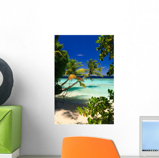 Tropical Paradise at Maldives Wall Mural
