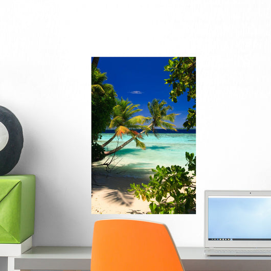 Tropical Paradise at Maldives Wall Mural