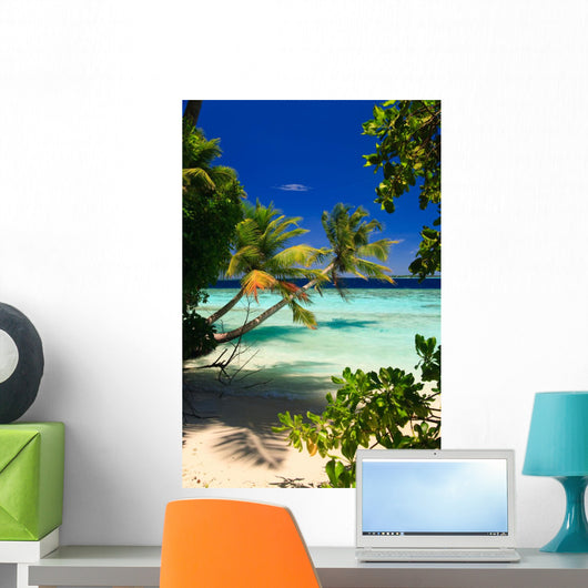 Tropical Paradise at Maldives Wall Mural