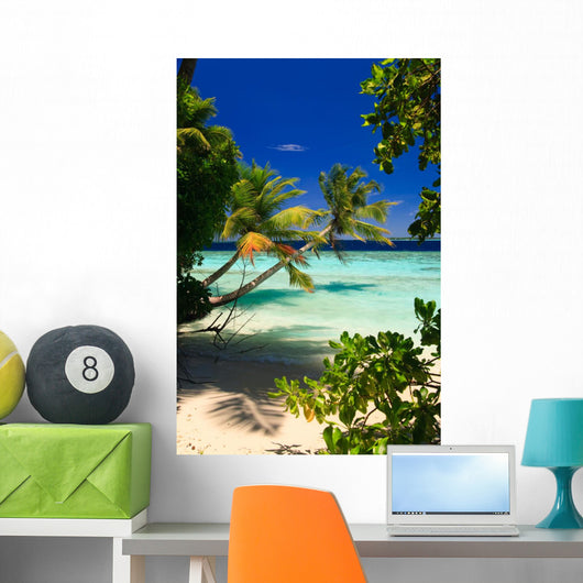 Tropical Paradise at Maldives Wall Mural