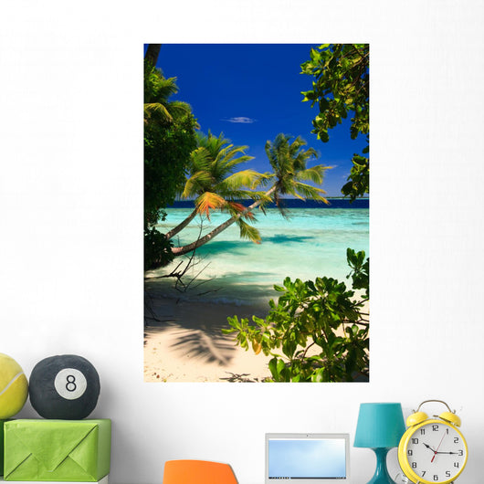 Tropical Paradise at Maldives Wall Mural