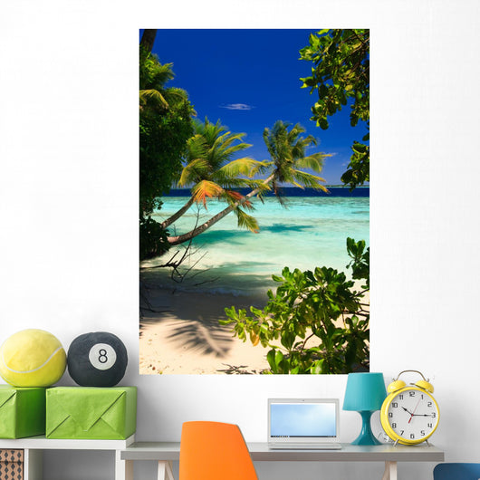 Tropical Paradise at Maldives Wall Mural