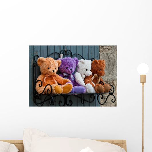 Teddy Bears Wall Mural