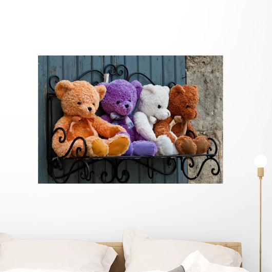 Teddy Bears Wall Mural