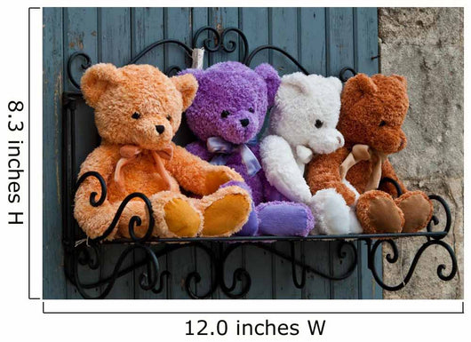 Teddy Bears Wall Mural