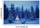 Spruce Tree In Forest With Christmas Lights Ak Winter Wall Mural