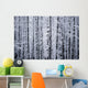 Snowcovered Cottonwood Trees Girdwood Southcentral Alaska Winter Wall Mural