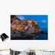 Blue Hour Manarola One Wall Decal