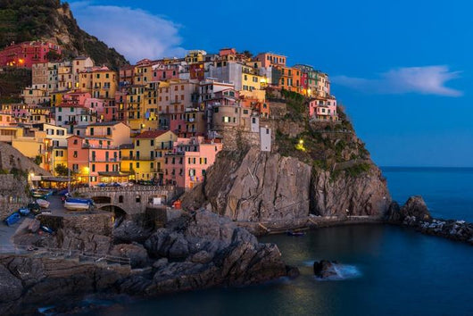 Blue Hour Manarola One Wall Decal