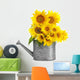 Sunny Sunflowers Gardening Wall Decal