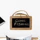 Fishing Lure Top Gone Wall Decal