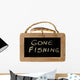 Fishing Lure Top Gone Wall Decal