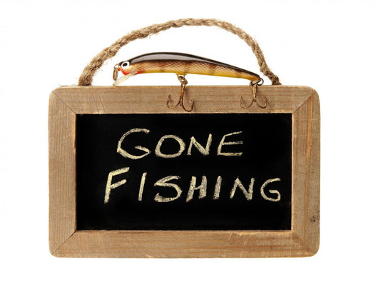Fishing Lure Top Gone Wall Decal
