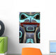 Totem Pole Juneau Southeast Ak Portrait Wall Mural