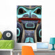 Totem Pole Juneau Southeast Ak Portrait Wall Mural