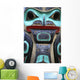 Totem Pole Juneau Southeast Ak Portrait Wall Mural