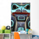 Totem Pole Juneau Southeast Ak Portrait Wall Mural