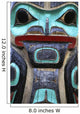 Totem Pole Juneau Southeast Ak Portrait Wall Mural