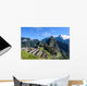 Machu Picchu Ruins with Wall Decal