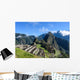 Machu Picchu Ruins with Wall Decal