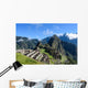 Machu Picchu Ruins with Wall Decal