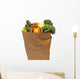 Bag of Fresh Fruits and Vegetables Wall Decal