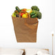 Bag of Fresh Fruits and Vegetables Wall Decal